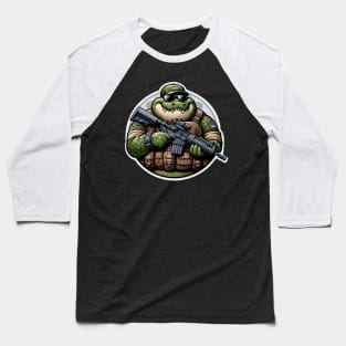 Tactical Crocodile Operator Baseball T-Shirt